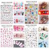 EBANKU Animal Nail Stickers, Cute, Character Design, 840 Types to Choose From, Ultra Thin, Layered, Children's Stickers, Stickers