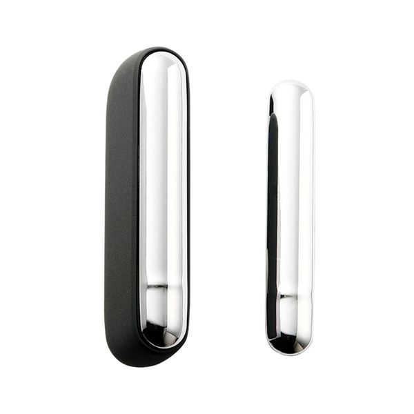 Sonile Compatible IQOS4 ILUMA Door Cover Electroplate Cover Application (Silver)