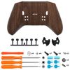 eXtremeRate Replacement Bottom Shell Case for Xbox Elite Series 2 Controller, Wood Grain Back Housing Shell Cover for Xbox Elite Series 2 Core Wireless Controller Model 1797 - WITHOUT Controller