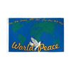 World Peace Map Flag 3x5ft Novelty Peace House Flag