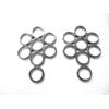 PS Pferdeartikel Bitless Bridle Hackamore Flower Silver