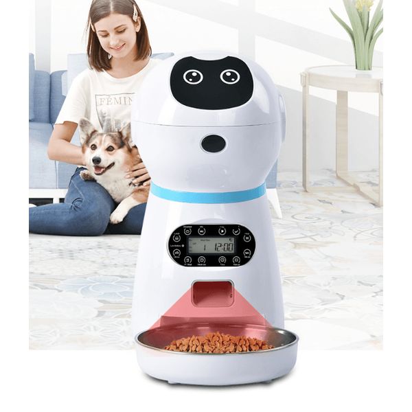 Pawsomefeed Automatic Pet Feeder - Us / White