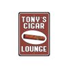 Personalized Cigar Lounge Sign - 8" x 12"