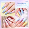 INPING Pastel Gel Nail Polish, 10 Color Spring Summer Nail Polishes Set Candy Macaroon Collection Required Soak Off UV/LED Lamp for Starter DIY Nail Art Salon Manicure Kit