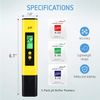 PH Meter,Digital PH Tester 0-14PH Measurement Range Hand-Held Swimming Pool Home