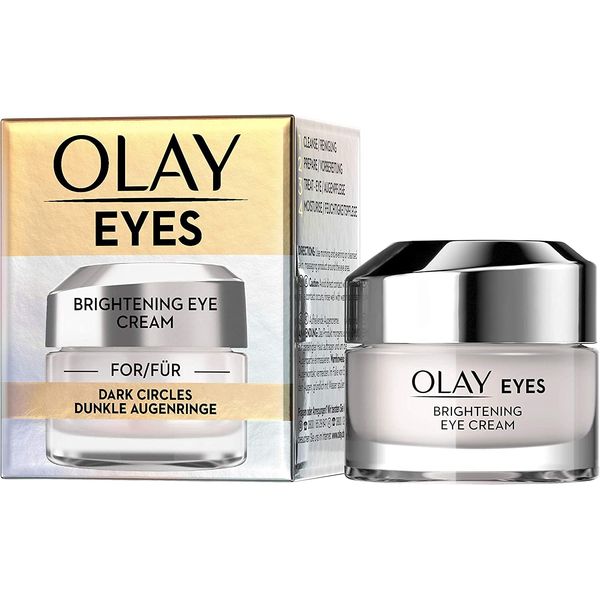 Olay Brightening Eye Cream for Dark Circles 15ml, with Vitamin B3 & Caffeine, Suitable for All Skin Types