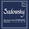 Sadowsky Blue Label Guitar String Set, Pure Nickel - 009-042