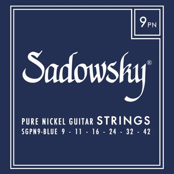 Sadowsky Blue Label Guitar String Set, Pure Nickel - 009-042