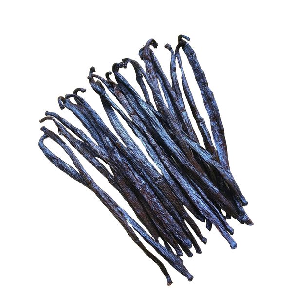 5 Madagascar Extract grade Bourbon Vanilla Beans ~5"