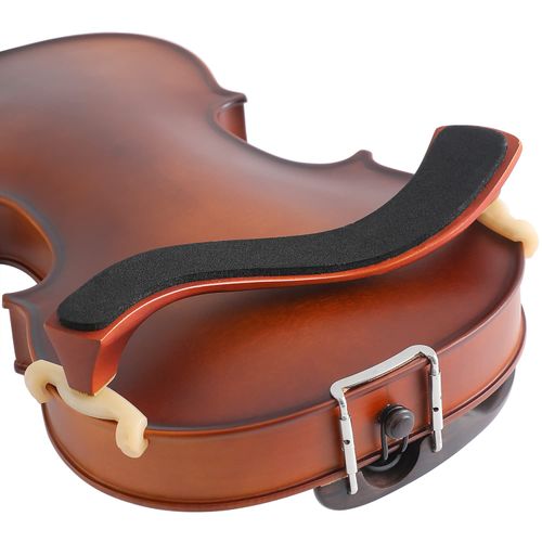 Fansjoy Violin Shoulder Rest for 3/4 and 4/4 Size, Foldable & Adjustable Wooden Shoulder Holder Violin with Exercise Mute