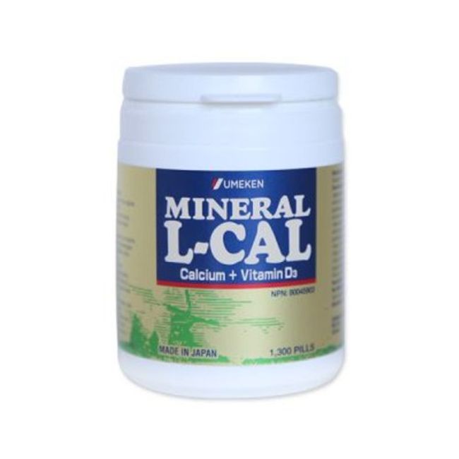 Mineral L-Calcium (Tablets) 130g Umeken Fermented Calcium 1 300 Tablets Umeken Mineral Fermented Calcium Umeken Calcium Excellent Absorption Rate No Gastrointestinal Disorder UMEKEN CALCIUM Direct Delivery from Canada