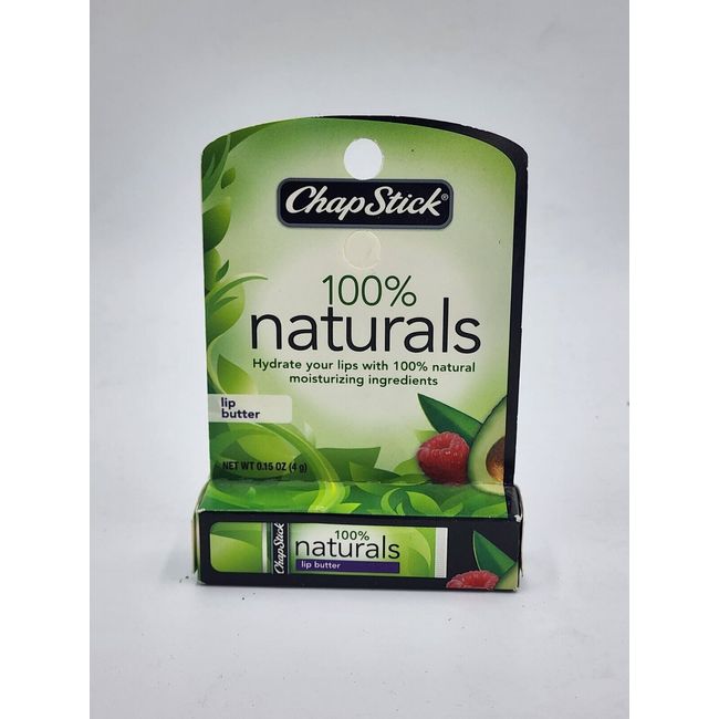 Chapstick 100% Naturals Lip Butter Discontinued Rare  Sealed In Box Avocado