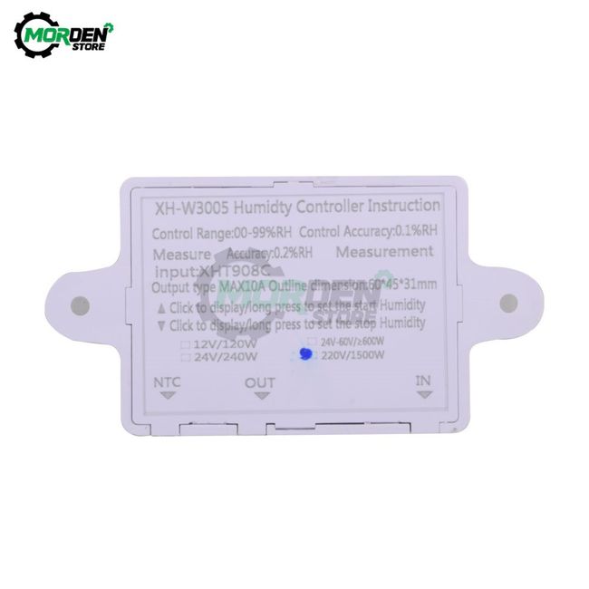 W3005 Humidistat number Humidity Meter 12V 24V 110V 220V Humidity Control  Switching Regulator + RegulatorHumidity Sensor