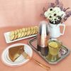100 Piece Rose Gold Plastic Forks - Reusable & Recyclable - Elegant Utensils