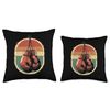 Vintage Boxing Gloves Throw Pillow
