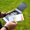 On Par Premium Golf Scorecard Holder - Crocodile, Brown/Black