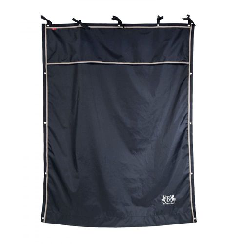 B Vertigo Cascada Box Curtain Navy