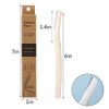 6 Pieces Eyebrow Razors Dermaplaning Blades for Face, Biodegradable Eco Women WheatStraw Facial Peach Fuzz Remover, Exfoliating Dermaplaning Tool for Women and Men