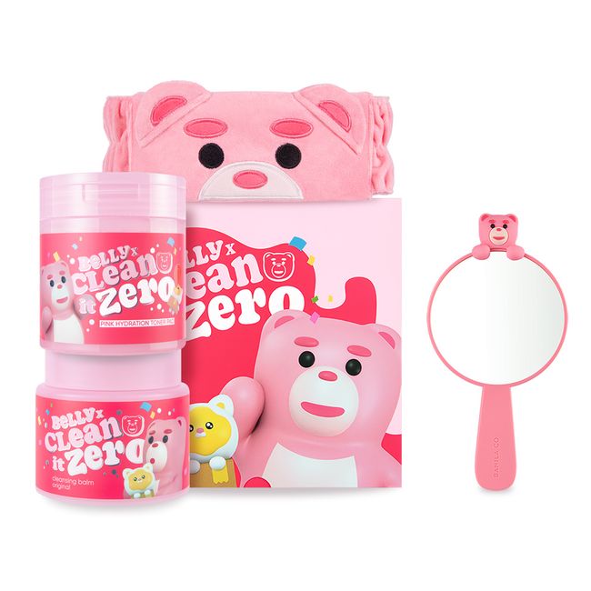 [Vanillaco] (Bellygom Edition) Clean It Zero Balm &amp; Pad 180ML + 70 sheets 2-piece gift set (Giveaway: Bellygom hand mirror)