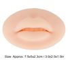 3D Silicone Lips, Tattoo Practice Lips Semi Permanent Soft Elastic Silicone Skin Touch Feeling Fake Lips Tattoo Embroidery Practice Lip Skin for Microblading Practice(Light Skin)