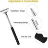 Nazeauf Back Scratcher - 1 Pack Telescopic - Stainless Steel - Extendable, Pullable from 20cm to 68cm