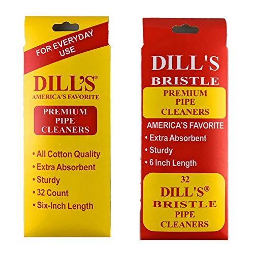 Dill's Premium Pipe Cleaners Combo - Bristle and Regular