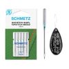 Topstitch Sewing Machine Needles, Size 70/10, Includes Large Needle Threader