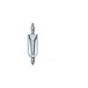 Slim Door Knocker in Satin Chrome Plating Finish -200mm