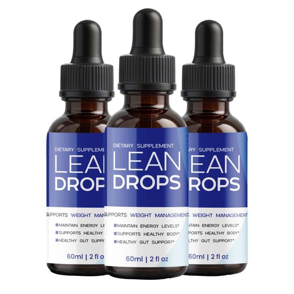 (3 Pack) Lean Drops for Weight Loss, Advanced LeanDrops Fat-Burning Formula