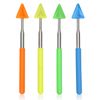 4pcs Teacher Pointer Stick Arrow, Telescopic Hand Pointer Stick Funny Arrow Triangular Retractable Pointing Extendable Handheld Guiding Teaching Stick for School Kids Office Presentation Classroom
