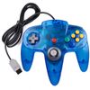 miadore N64 Controller, Classic Wired Game Controller for N64 System (Clear Blue)