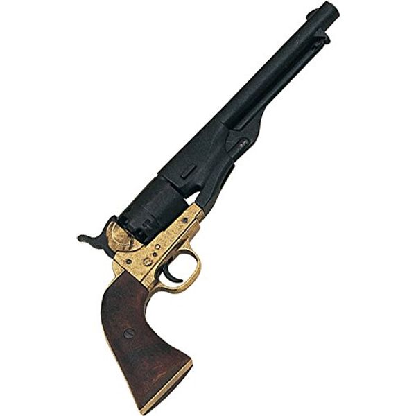 Denix M1861 Navy Issue Brass Revolver - Non-Firing Replica