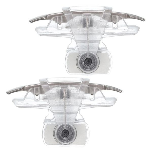 sourcing map Gaming Trigger Mobile Game Controller 1 Pair Fire Keys Sensitive Shoot Adjustable Buckle Clear for 4.7-6.5 Inch Cell Phone