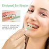 500 Count Orthodontic Flossers for Braces with Floss Dispenser, Braces Flossers for Adults & Kids, Floss Picks for Braces Fits Under Arch Wire, No Break & No Shred Floss, 100 Count Bag (Pack of 5)