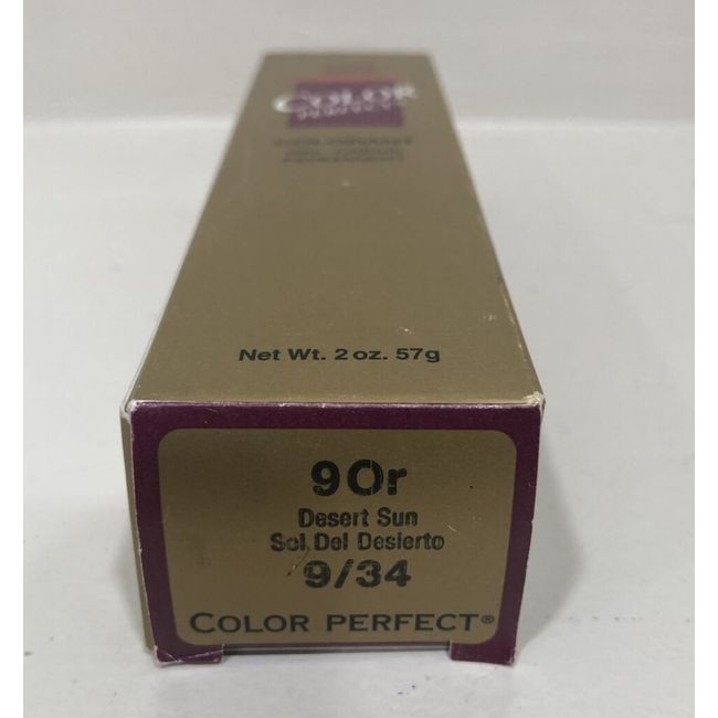 Wella Color Perfect Permanent Hair Color Creme Gel 2oz - # 9Or Desert Sun 9/34