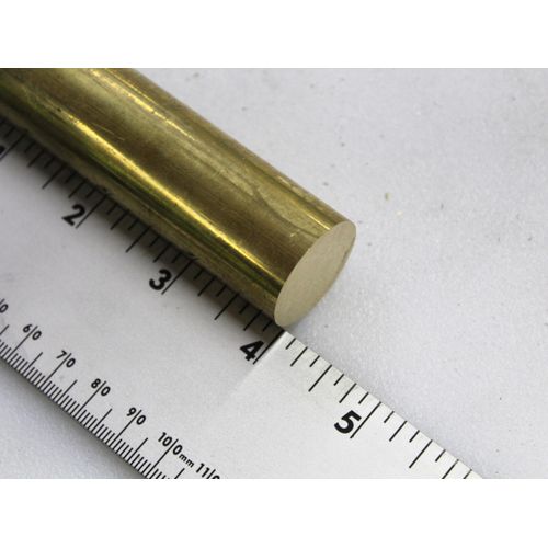 1" Brass C360 Round Rod 4" Long 1.000" H02 Solid Brass Bar New Lathe Bar Stock