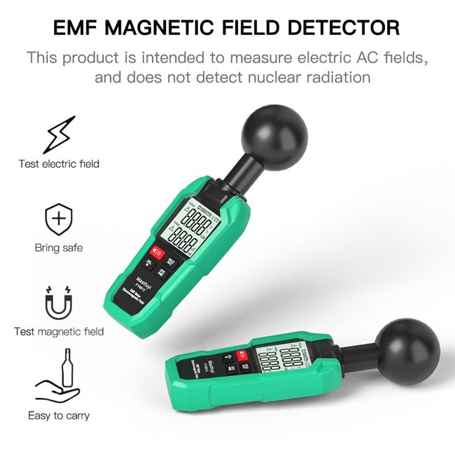 EMF Meter Field Tester High Precision Electromagnetic Radiation Gauge Electromagnetic Wave Radiation Detector EveryMarket