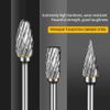 10 PCS Carbide Burr Set Compatible with Dremel Rotary Tool, Die Grinder Bits Rot