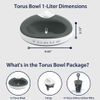 Replacement Cap for Torus Pet Water Dispenser (Mini 1-Liter Model)