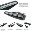 32 LED Emergency Warning Strobe light Bar +2 In 1 LED Sun Visor Windshield Light