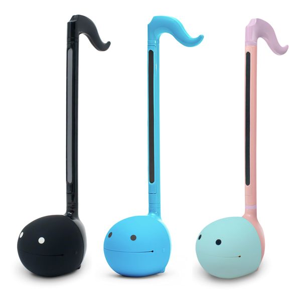 Otamatone Japanese Electronic Musical Instrument Portable Music Synthesizer from Japan by Maywa Denki Educational Fun Gift for Children, Teens & Adults - Black Blue Unicorn Set