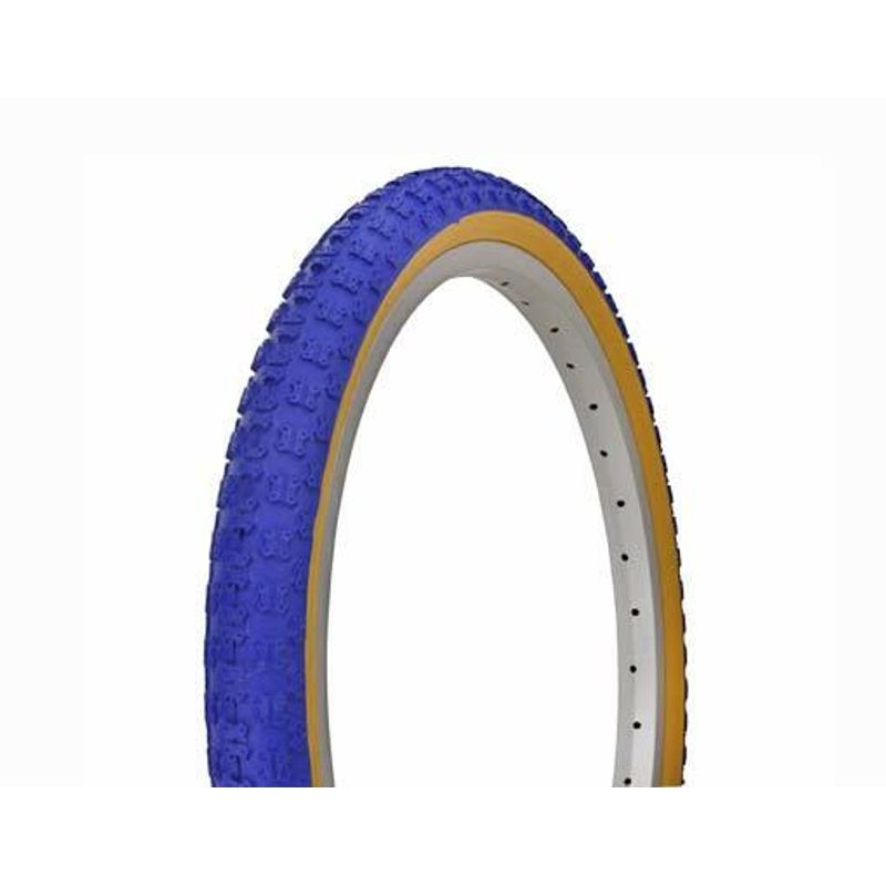 BLUE/GUM WALL BICYCLE TIRE 20