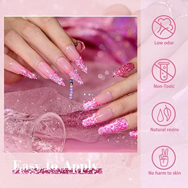 5 ML Aurora Liquid Magic Mirror Powder Liquid Chrome Nail Polish Glitter  Laser Nail Art Rainbow Mermaid Powder Nail Gel