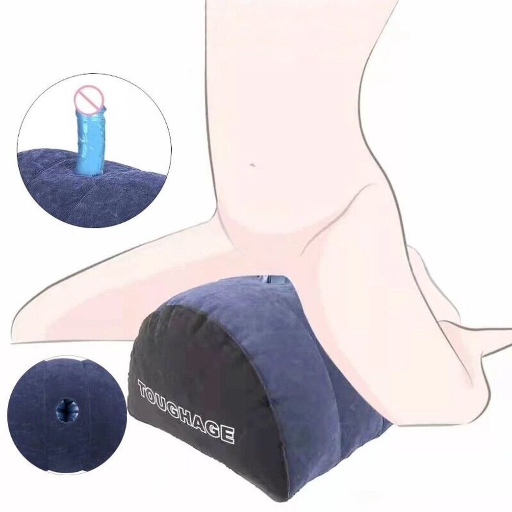 Toughage Inflatable Sex Pillow Cushion Ramp Love Position Aid for Couples