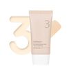 numbuzin No.3 Porcelain Base-skip Tone Up Beige | Brightening, Powdery Finish, Light, Natural Coverage, Tinted, Beige Color | 1.69 fl oz
