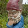 11" Thinking Garden Gnome Funny Garden Statue Home Backyard Decor