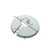 5 X White Plastic Pine Pipe Rose Radiator Collar Rings (15mm)