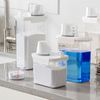 Laundry Container Holder, Laundry Powder Storage Box, Liquid Laundry Dispenser Laundry Soap Container with Scale, Transparent (1100ml)