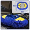 bemece Car Cleaning Brush with Long Handle, Blue (Blue x 2)