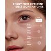 Jefusst Pimple Patch (210 Counts 4 Sizes), Hydrocolliod Acne Patch for Face, Invisible Zit Patch with Tea Tree Oil & Calendula Oil, Blemish Patch, Vegan and Cruelty Free